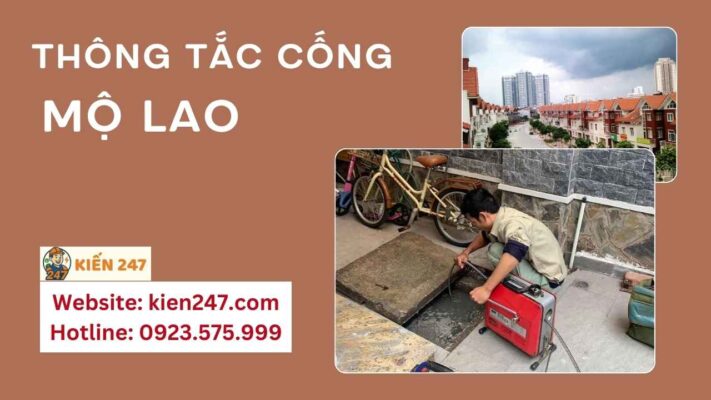 Thông Tắc Cống Tại Mộ Lao Giá Chỉ 49k – [Bảo Hành 5 Năm]