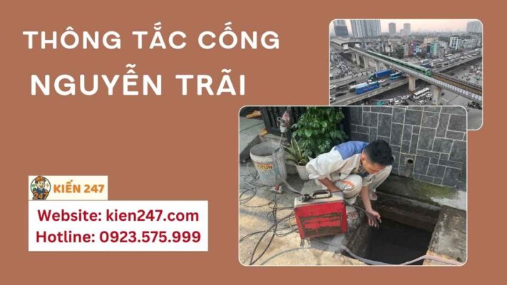 Thông Tắc Cống Tại Nguyễn Trãi Giá 50K - Bảo Hành 5 Năm