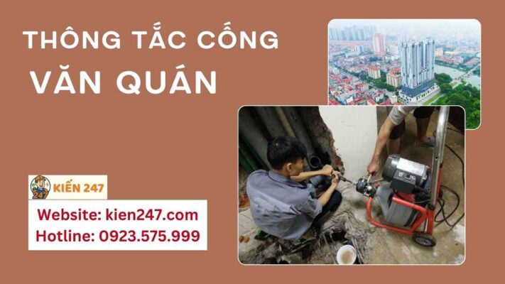 Thông Tắc Cống Tại Văn Quán Giá Rẻ Chỉ Từ 49K ☎️ 0852.852.386