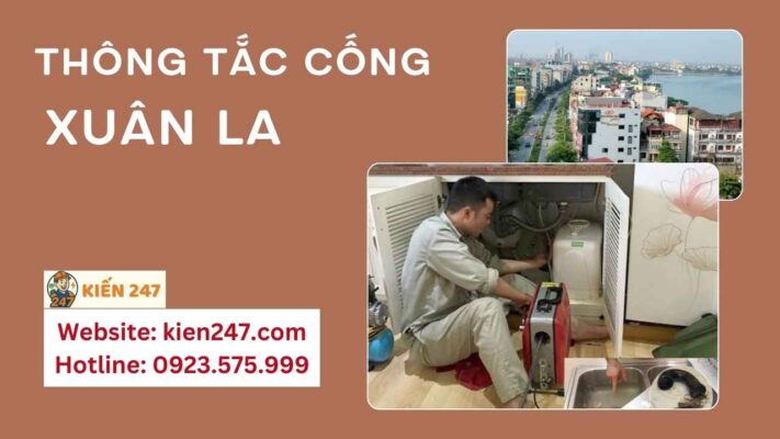 Thông Tắc Cống Tại Xuân La GIÁ RẺ Chỉ Từ 89k ✔️ BH 5 Năm