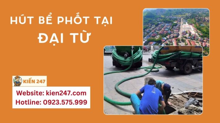 hút bể phốt tại Đại Từ