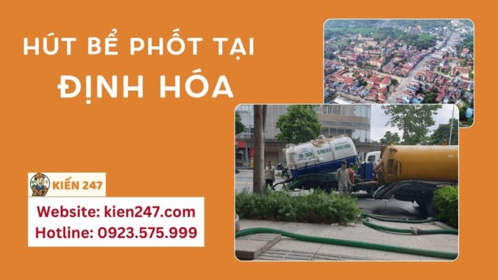 Hút bể phốt tại Định Hóa