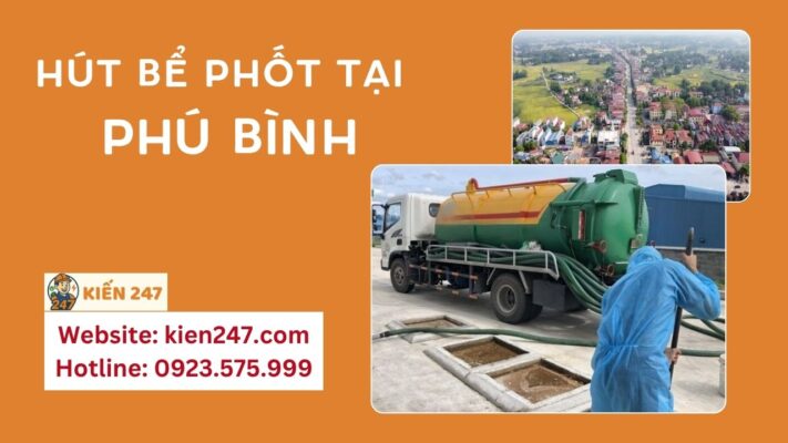Hút Bể Phốt Phú Bình Giá Rẻ - Uy Tín【100k/m3 | Hút Sạch 100%】