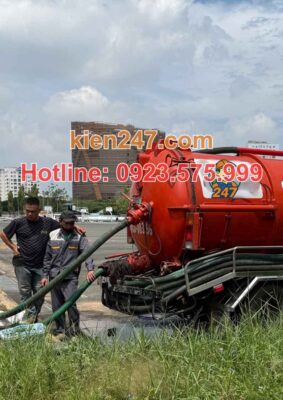 Dịch vụ hút bể phốt tại Đại Từ chuyên nghiệp, giá rẻ của Kiến 247