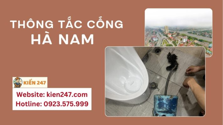 thông tắc cống tại Hà Nam