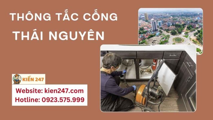 Thông tắc cống tại Thái Nguyên