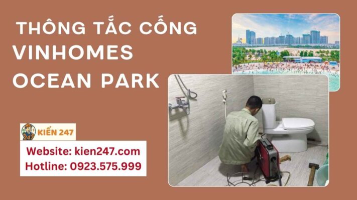 Thông tắc cống tại Vinhomes Ocean Park