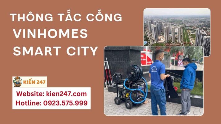 thông tắc cống tại vinhomes smart city