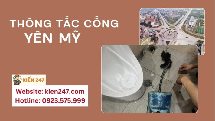 thông tắc cống tại yên mỹ