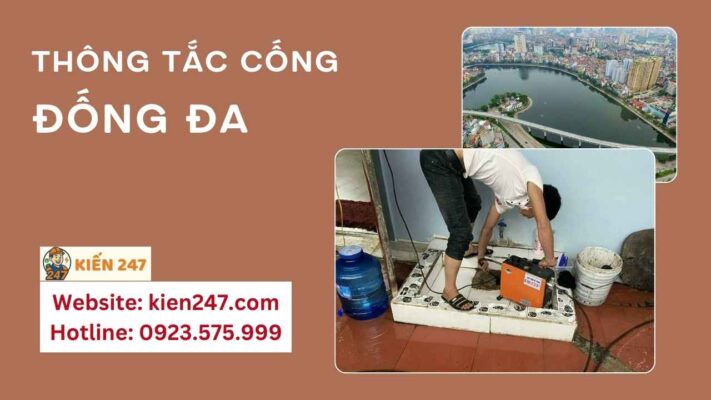 thông tắc cống tại đống đa