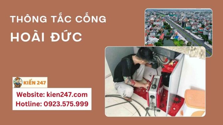 thông tắc cống tại hoài đức