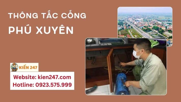 thông tắc cống tại phú xuyên
