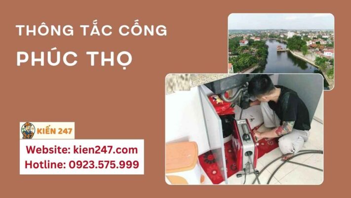 Thông Tắc Cống Tại Phúc Thọ