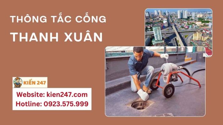thông tắc cống tại Thanh Xuân
