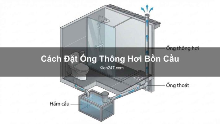 Cách Đặt Ống Thông Hơi Bồn Cầu Đúng Kỹ Thuật