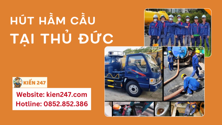 Hút hầm cầu Thủ Đức Giá Rẻ, Sạch Triệt Để 100% - Bảo hành 5 năm