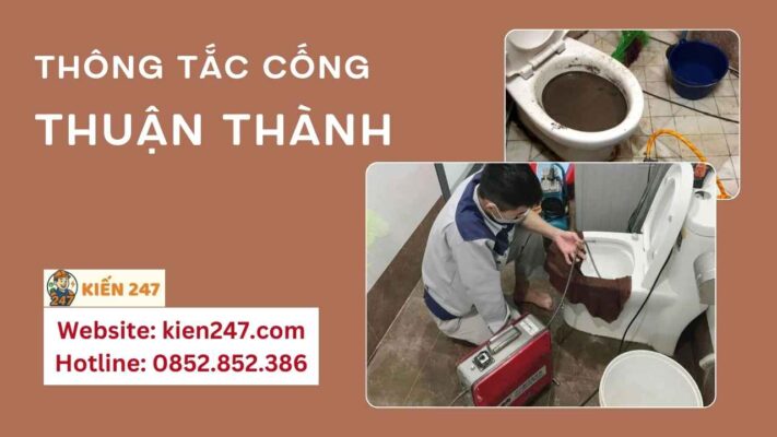 Thông Tắc Cống Thuận Thành Giá Từ 45.000/Lần ✔️ BH 6 Năm