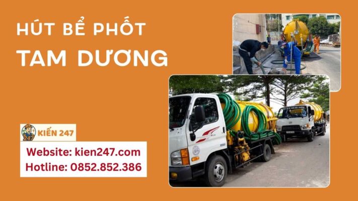 Hút bể phốt tại Tam Dương