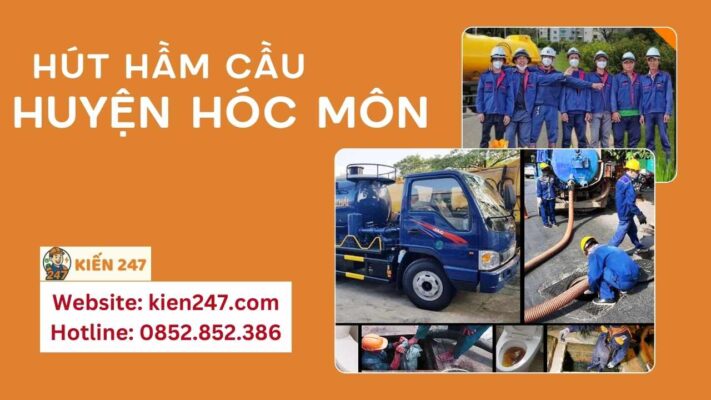 Minh họa dịch vụ hút hầm cầu huyện Hóc Môn của Kiến 247