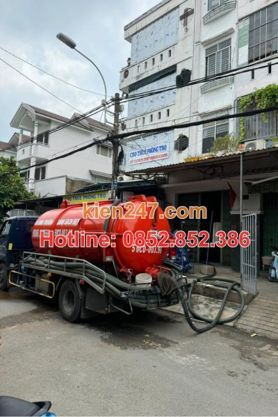 Hút bể phốt tại Sông Lô giúp kéo dài tuổi thọ của hệ thống