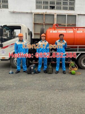 Dịch vụ hút bể phốt tại Tam Đảo của Kiến 247