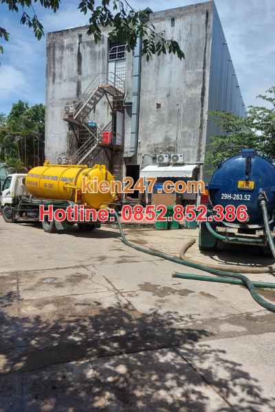 Kiến 247 cam kết hút sạch 100% chất thải