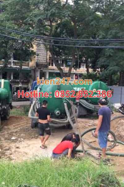 Quy trình thi công hút bể phốt tại Tam Dương
