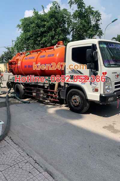 Nhu cầu hút bể phốt tại Vĩnh Tường tăng mạnh do có mật độ dân cư cao
