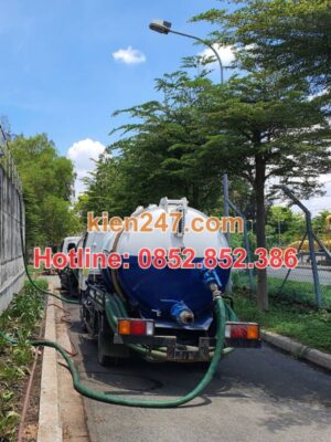 Kiến 247 có nhiều chi nhánh hút bể phốt tại Vĩnh Yên