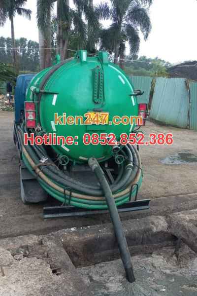 Cách tính khối lượng chất thải sau hút bể phốt