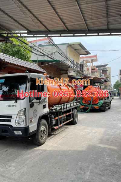 Kiến 247 xử lý hơn 1500 ca hút bể phốt tại Thanh Liêm