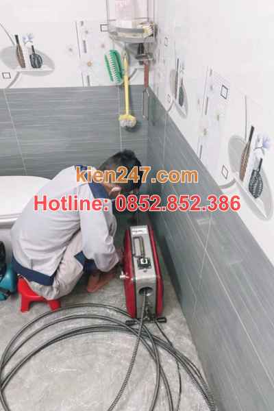Máy lò xo là thiết bị chuyên dụng thông tắc cống tại Bình Lục
